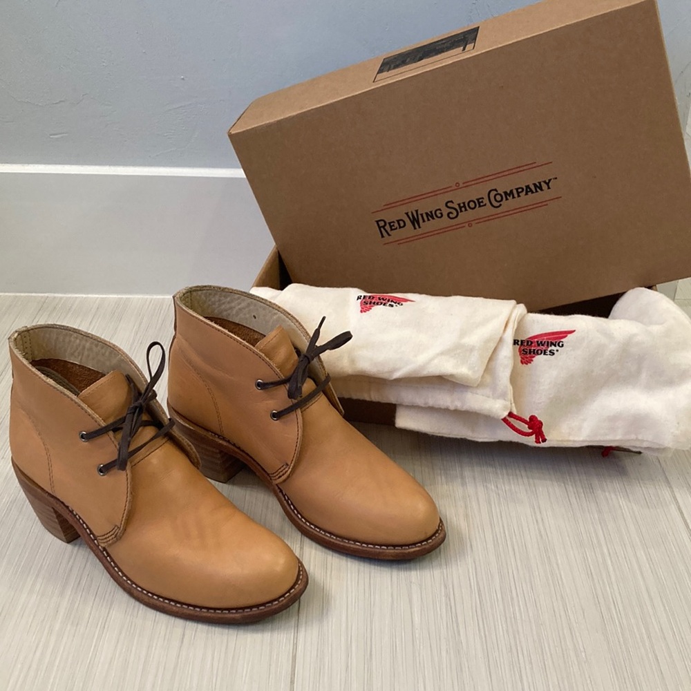 Redwing Lillian Booties - Beige Pampas